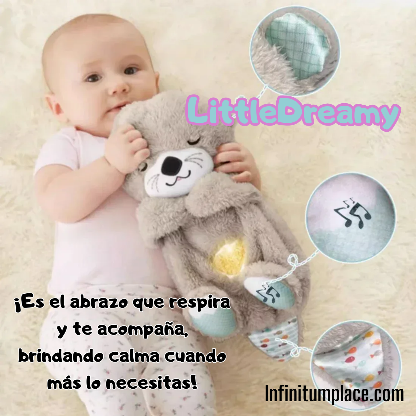 LittleDreamy - Nutria Peluche de Apego