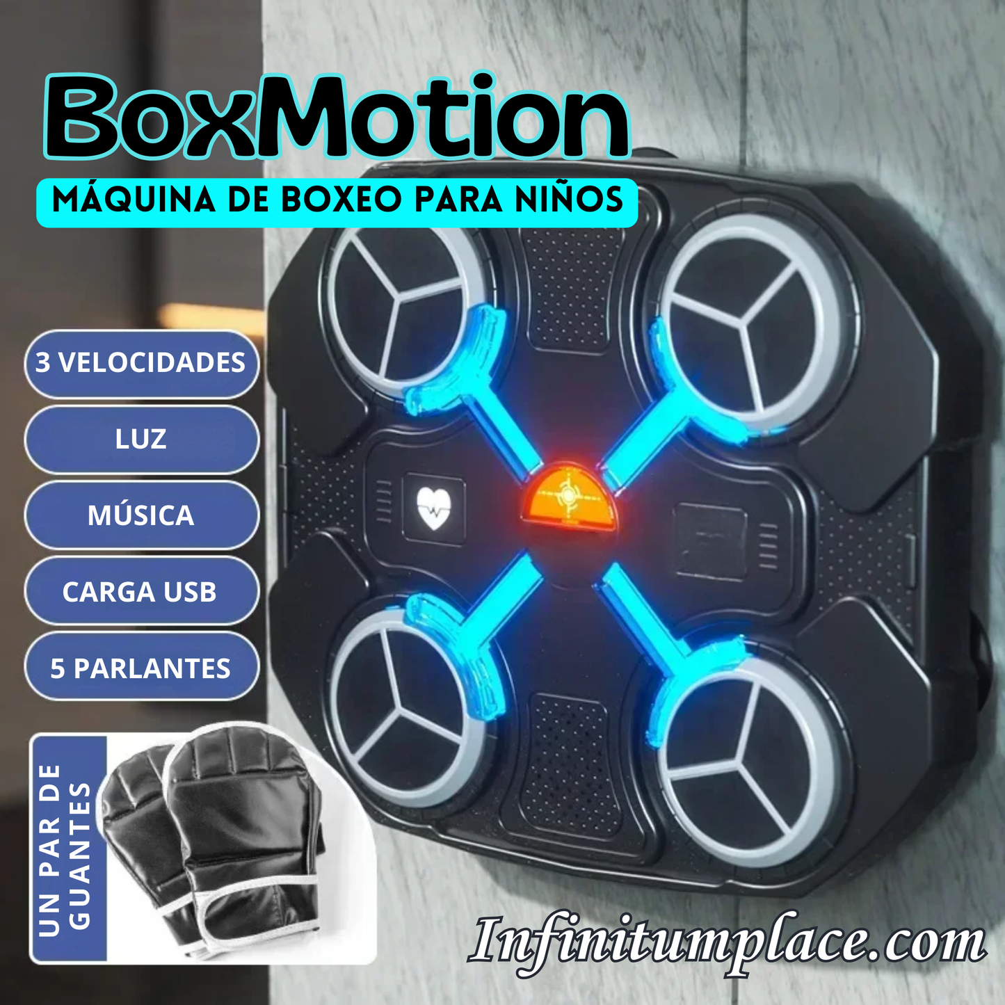 BoxMotion - Máquina de Boxeo para niños