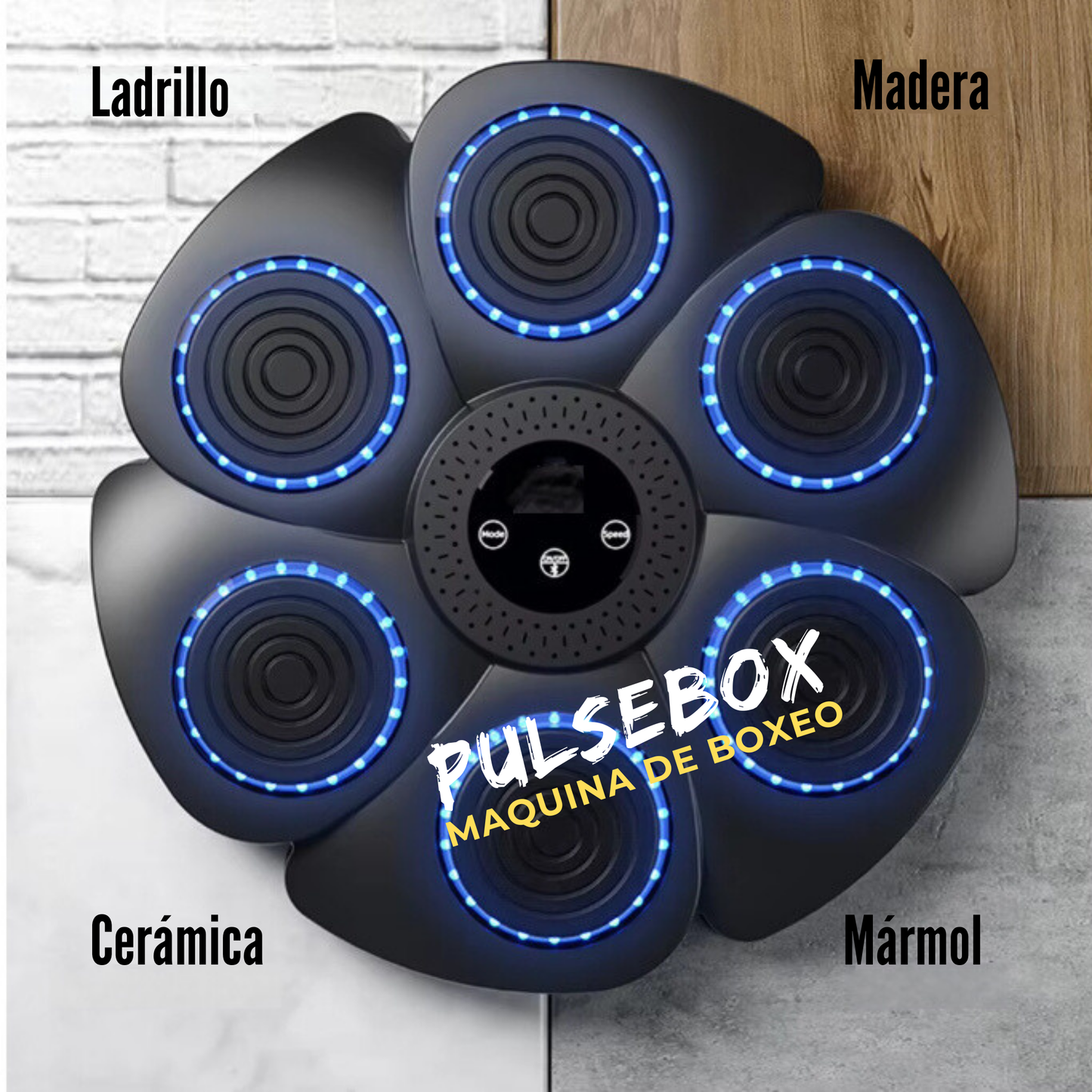 PulseBox - Maquina de Boxeo con Musica bluetooth