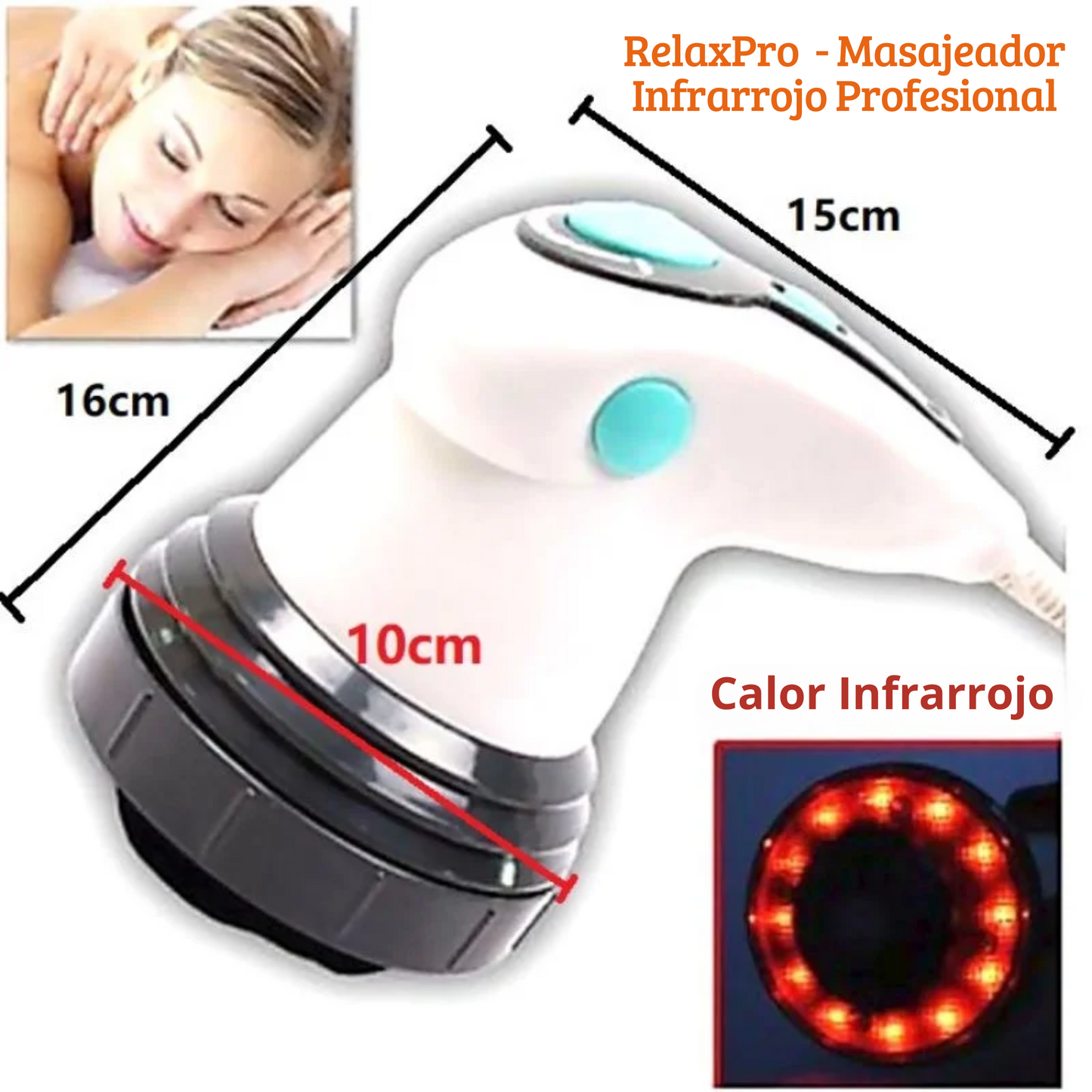 RelaxPro - Masajeador Infrarrojo Profesional