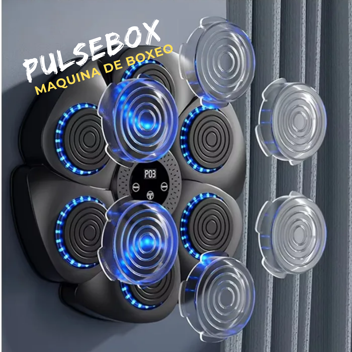 PulseBox - Maquina de Boxeo con Musica bluetooth