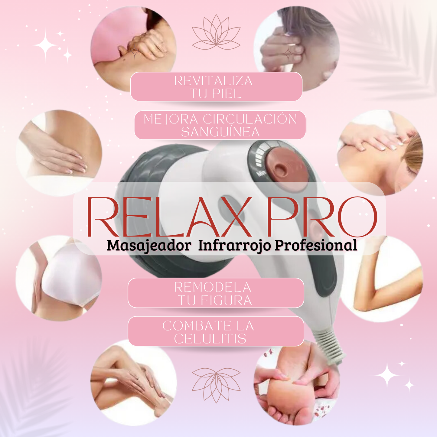 RelaxPro - Masajeador Infrarrojo Profesional