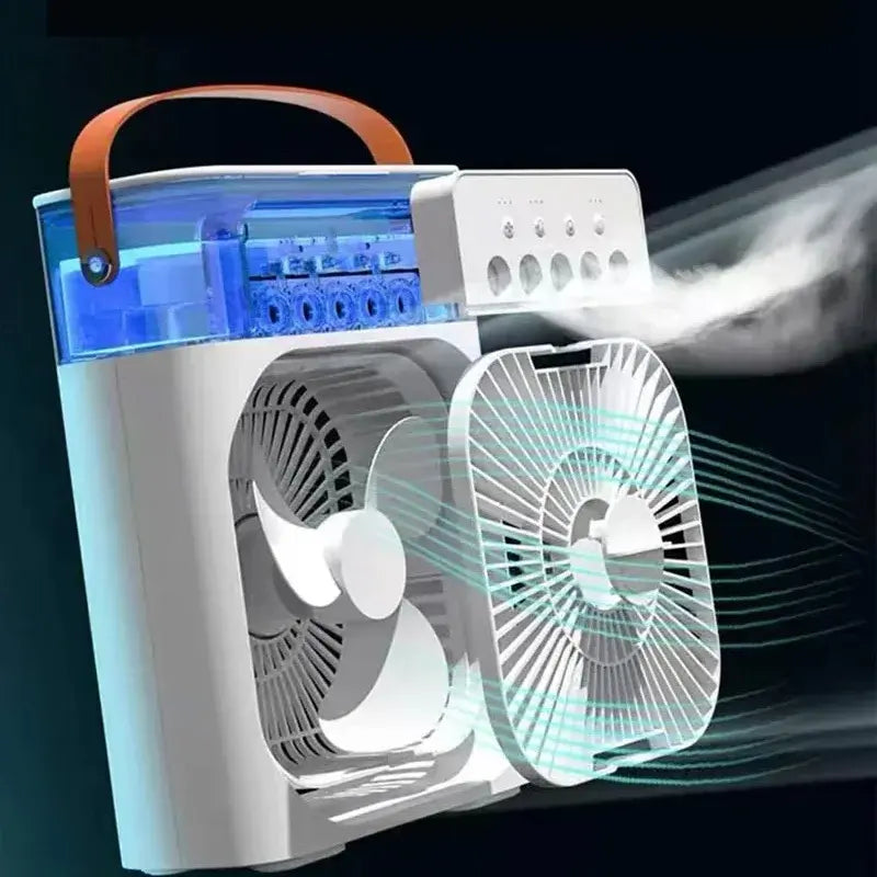 Ventilador eléctrico portátil 3 en 1